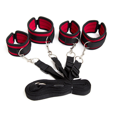 Nylon BDSM Oyuncaklar Toplu Kölelik Setleri Kullanım Bilezik Kelepçeler Yetişkin SM Oyuncaklar Çiftler İçin Ürünler