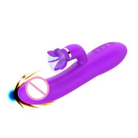 Kadın G Spot Klitoris için Isıtma Çift Silikon Yapay Penis Vibratör Yetişkin Seks Oyuncakları Teşvik