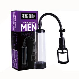 Siyah Erkek Büyütme Pompası Basınç Topu Kontrollü Penis Vakum Pompası 285g