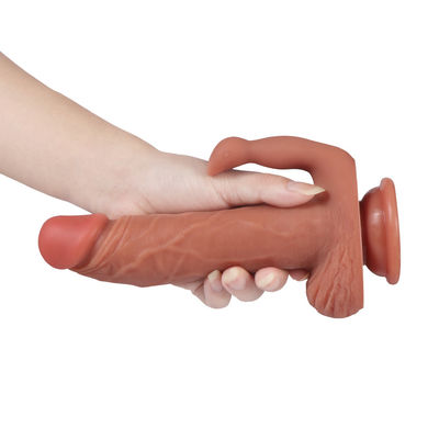 Süper Canavar Yapay Penis Eti Tıbbi Silikon Yapay Penis Su Geçirmez 42mm X 215mm