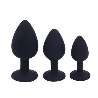 Erkekler Için seks Oyuncak Seks Oyuncak Popo Fiş Anal Seks Oyuncakları Tıbbi Silikon Seks Anal Plug 41mm X 92mm Boyutu