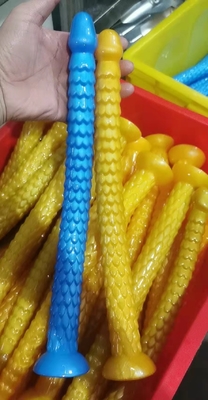 Süper Uzun Anal Butt Plug Dildo, Vantuzlu Yılan Butt Plug