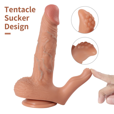 Gerçekçi 20 Titreşimli Sokma Dildo, Kadınlar İçin Yetişkin Seks Oyuncak 7 Rotasyon
