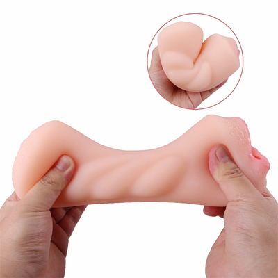 Ücretsiz örnek Gerçekçi Vajina Masturbator Oral Ağız Uçak Fincan pock Pussy Samimi Derin Boğaz Çift Delik Seks Oyuncak için