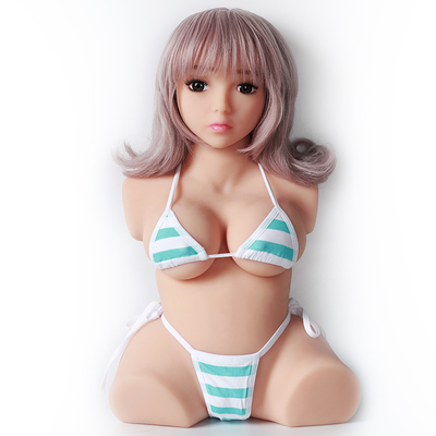 Yarım Vücut Seks Bebek Yetişkin Ürün Japon Oyuncak Vajina Erkekler için Büyük Doğal Göt Çinli Kadın Pussy Doll Erkek Masturbator