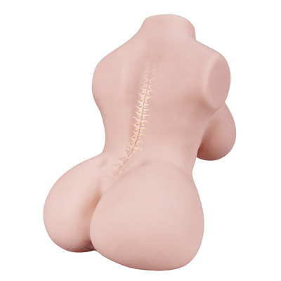 Gerçekçi Yumuşak Büyük Göğüsler Torso Yetişkin Seks Bebekleri Erkek Masturbator Erkekler için 3D Gerçekçi Dokulu Vajina Anal ChannelPop ile