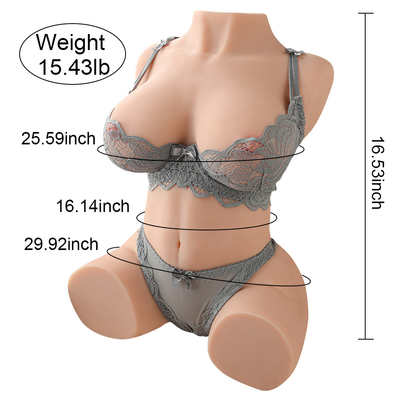 Fabrika Doğrudan 7.5 kg Pussy Mastürbasyon Seks Ürünleri Erkek Yetişkin Seks Bebekleri için Yarım Gövde