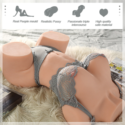 Fabrika Doğrudan 7.5 kg Pussy Mastürbasyon Seks Ürünleri Erkek Yetişkin Seks Bebekleri için Yarım Gövde