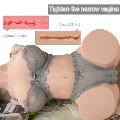 Fabrika Doğrudan 7.5 kg Pussy Mastürbasyon Seks Ürünleri Erkek Yetişkin Seks Bebekleri için Yarım Gövde