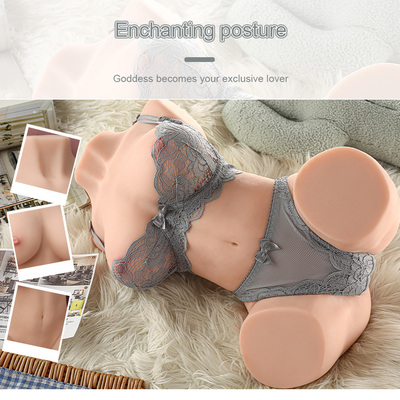 Fabrika Doğrudan 7.5 kg Pussy Mastürbasyon Seks Ürünleri Erkek Yetişkin Seks Bebekleri için Yarım Gövde