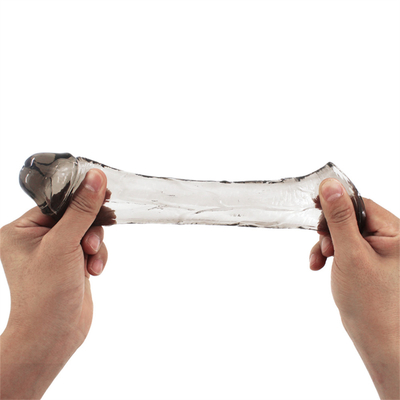 Seks Oyuncak Yapay Penis Genişletici Prezervatif Erkekler Için Penis Uzatma Kollu Horoz Silikon Gerçekçi Penis