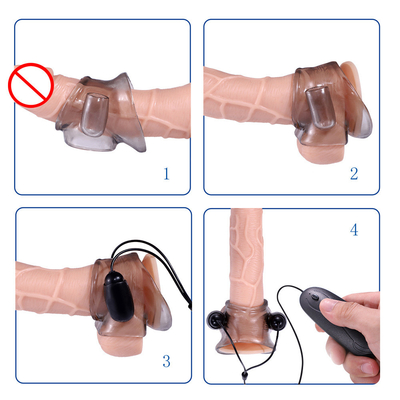 Ücretsiz TPE G Noktası Yetişkin Ürünleri Erkek Vibratör Penis Penis için Penis Yüzüğü