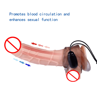 Ücretsiz TPE G Noktası Yetişkin Ürünleri Erkek Vibratör Penis Penis için Penis Yüzüğü