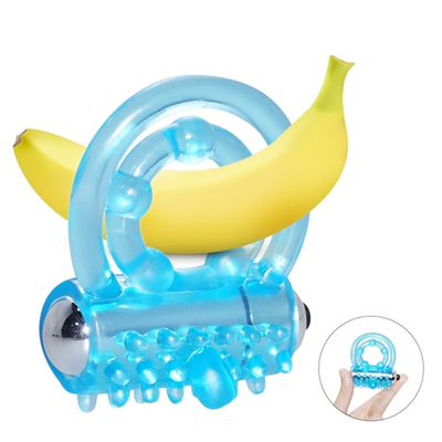 Vibration Double Locking Masaj Yüzüğü Erkek Masaj Yüzüğü Yetişkin