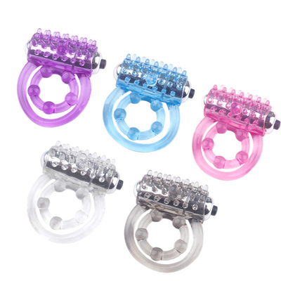 Vibration Double Locking Masaj Yüzüğü Erkek Masaj Yüzüğü Yetişkin