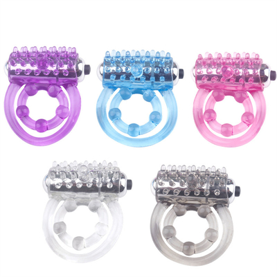 Vibration Double Locking Masaj Yüzüğü Erkek Masaj Yüzüğü Yetişkin