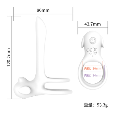 Silikon Üçgen Penis Yüzükleri Penis Stimülasyonu için