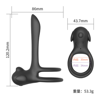 Silikon Üçgen Penis Yüzükleri Penis Stimülasyonu için