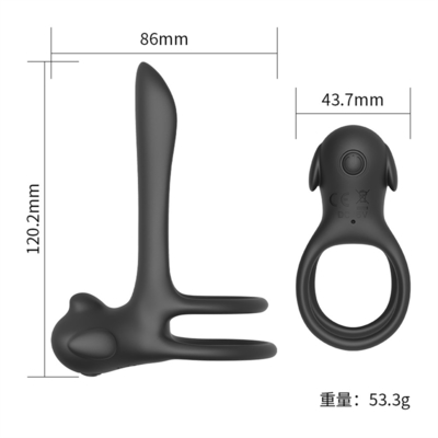 Silikon Üçgen Penis Yüzükleri Penis Stimülasyonu için