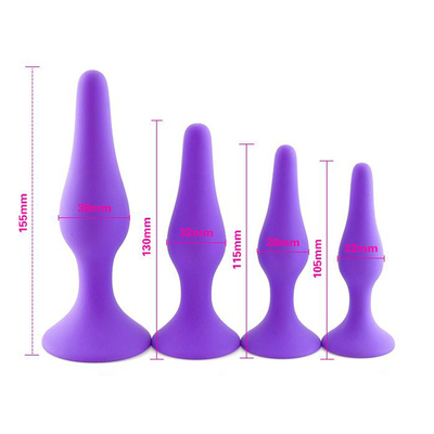 Yetişkin Erotik Oyuncak Anal için Silikon Anal Plug Erkek Prostat Masaj Butt Plug