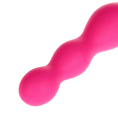 Silikon Seks Oyuncak Boncuk 10 Hızları Hem Erkekler hem de Kadınlar için Anal Plug Vibratör