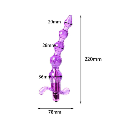 Anal Boncuk Vibratör Yumuşak Prostat Masajı Anal Plug Anal Yetişkin Oyuncaklar Kadınlar Için