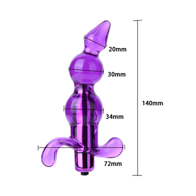 Anal Boncuk Vibratör Yumuşak Prostat Masajı Anal Plug Anal Yetişkin Oyuncaklar Kadınlar Için