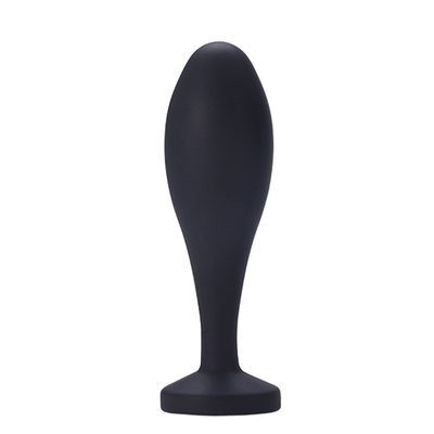 Drop Shipping Silikon Anal Seks Oyuncakları Su Damlası Tasarım Siyah Anal Masaj Butt Plug Anal Plug Set