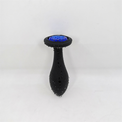 Drop Shipping Silikon Anal Seks Oyuncakları Su Damlası Tasarım Siyah Anal Masaj Butt Plug Anal Plug Set