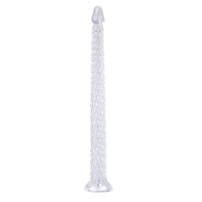 Süper Uzun Yılan Anal Kıç Plug Süpürme Kupası, Anal Eğitmen Seks Oyuncakları ile Dildo