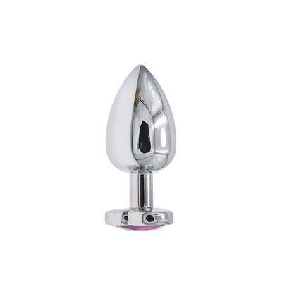 Alüminyum Alaşım Kalp Şekli Anal Plug Metal Anal Plug Kadınlar İçin Seks Oyuncakları Renkli Plastik Mücevherli Anal Pluglar
