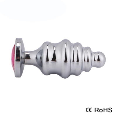 Spiral Mücevherler Anal Plug Seks Oyuncakları Metal Anal Plug Butt Stimulation Ergenler için Eşcinsel uyarıcı