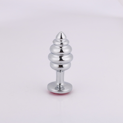 Spiral Mücevherler Anal Plug Seks Oyuncakları Metal Anal Plug Butt Stimulation Ergenler için Eşcinsel uyarıcı