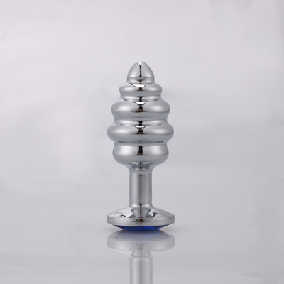 Spiral Mücevherler Anal Plug Seks Oyuncakları Metal Anal Plug Butt Stimulation Ergenler için Eşcinsel uyarıcı