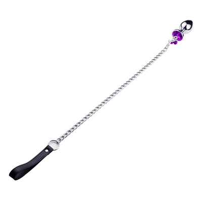 Anal Seks Oyuncakları Sokak Kıç Paslanmaz Çelik Kristal 3pcs Satır Metal Sokak Çanlı