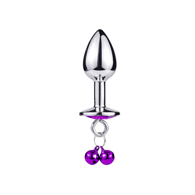 Anal Seks Oyuncakları Sokak Kıç Paslanmaz Çelik Kristal 3pcs Satır Metal Sokak Çanlı