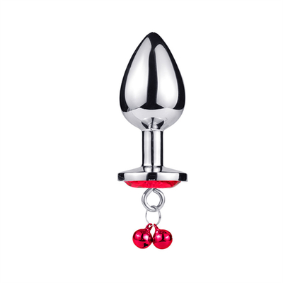 Anal Seks Oyuncakları Sokak Kıç Paslanmaz Çelik Kristal 3pcs Satır Metal Sokak Çanlı