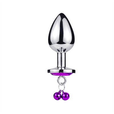 Anal Seks Oyuncakları Sokak Kıç Paslanmaz Çelik Kristal 3pcs Satır Metal Sokak Çanlı