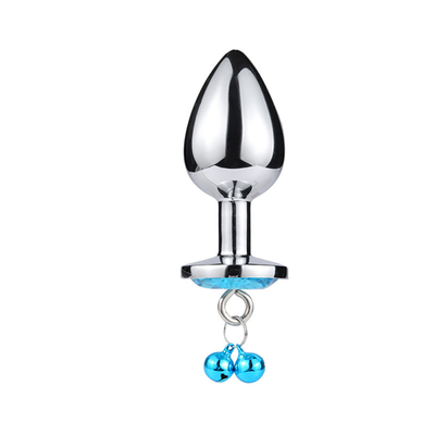 Anal Seks Oyuncakları Sokak Kıç Paslanmaz Çelik Kristal 3pcs Satır Metal Sokak Çanlı