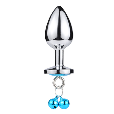 Anal Seks Oyuncakları Sokak Kıç Paslanmaz Çelik Kristal 3pcs Satır Metal Sokak Çanlı