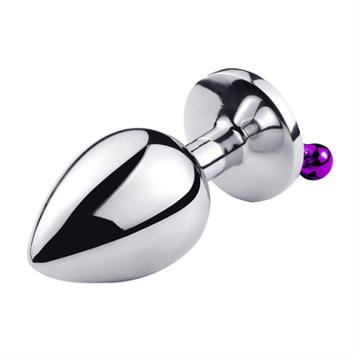 Anal Seks Oyuncakları Sokak Kıç Paslanmaz Çelik Kristal 3pcs Satır Metal Sokak Çanlı