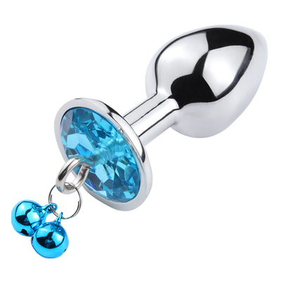 Anal Seks Oyuncakları Sokak Kıç Paslanmaz Çelik Kristal 3pcs Satır Metal Sokak Çanlı