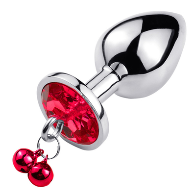 Anal Seks Oyuncakları Sokak Kıç Paslanmaz Çelik Kristal 3pcs Satır Metal Sokak Çanlı