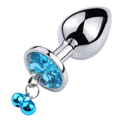 Anal Seks Oyuncakları Sokak Kıç Paslanmaz Çelik Kristal 3pcs Satır Metal Sokak Çanlı