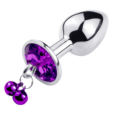 Anal Seks Oyuncakları Sokak Kıç Paslanmaz Çelik Kristal 3pcs Satır Metal Sokak Çanlı