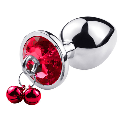 Anal Seks Oyuncakları Sokak Kıç Paslanmaz Çelik Kristal 3pcs Satır Metal Sokak Çanlı