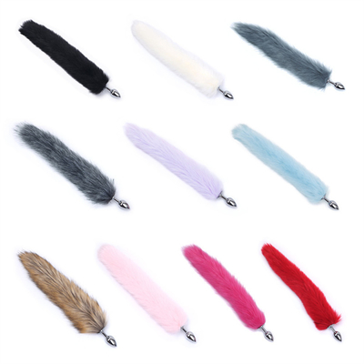 Yeni Stil Tilki Kuyruk Anal Plug Oyuncaklar, Anal Butt Plug, Kuyruk Anal Plug Kadınlar için Fancy Cat Kitty Kostüm Kulak Parti Saç Kafası