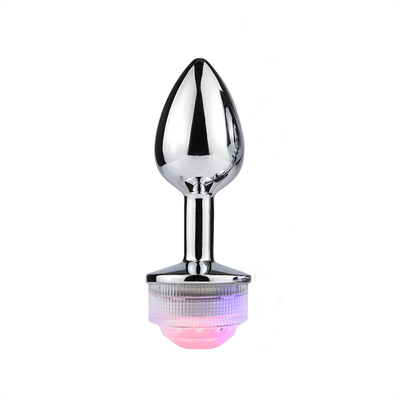 Rengi Değişen Anus Genişletme Anal Kıç Plug Uzaktan Anal Işıkla Plug Anal Plug Led Işıklarla