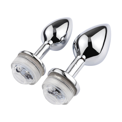 Rengi Değişen Anus Genişletme Anal Kıç Plug Uzaktan Anal Işıkla Plug Anal Plug Led Işıklarla