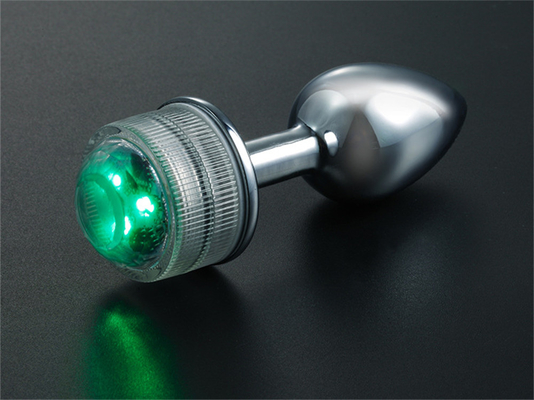 Rengi Değişen Anus Genişletme Anal Kıç Plug Uzaktan Anal Işıkla Plug Anal Plug Led Işıklarla